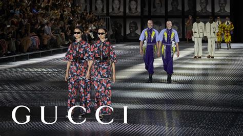 how does gucci organize their clothes in a fashion show|gucci fashion show 2025.